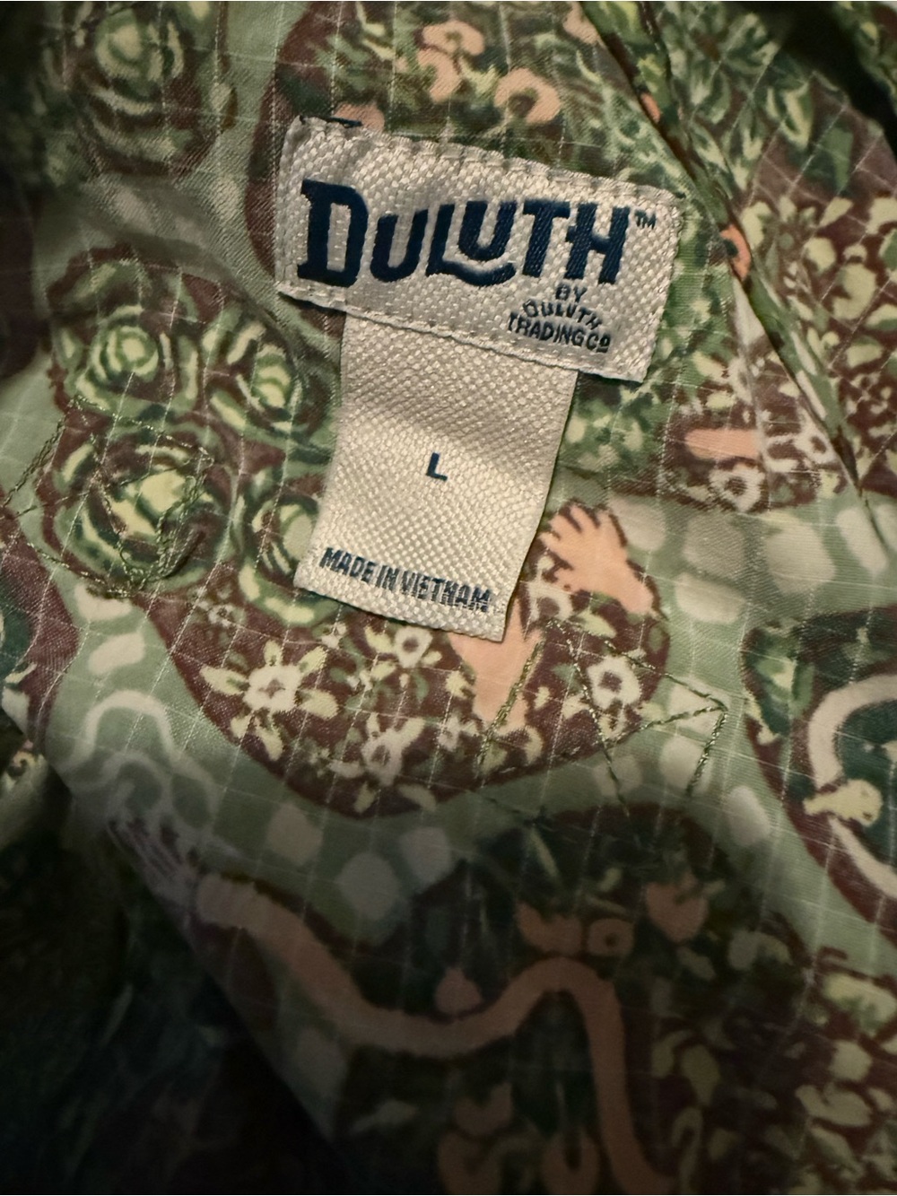 Duluth Heirloom Shortalls Size L (retired print!) - Picture 4 of 4